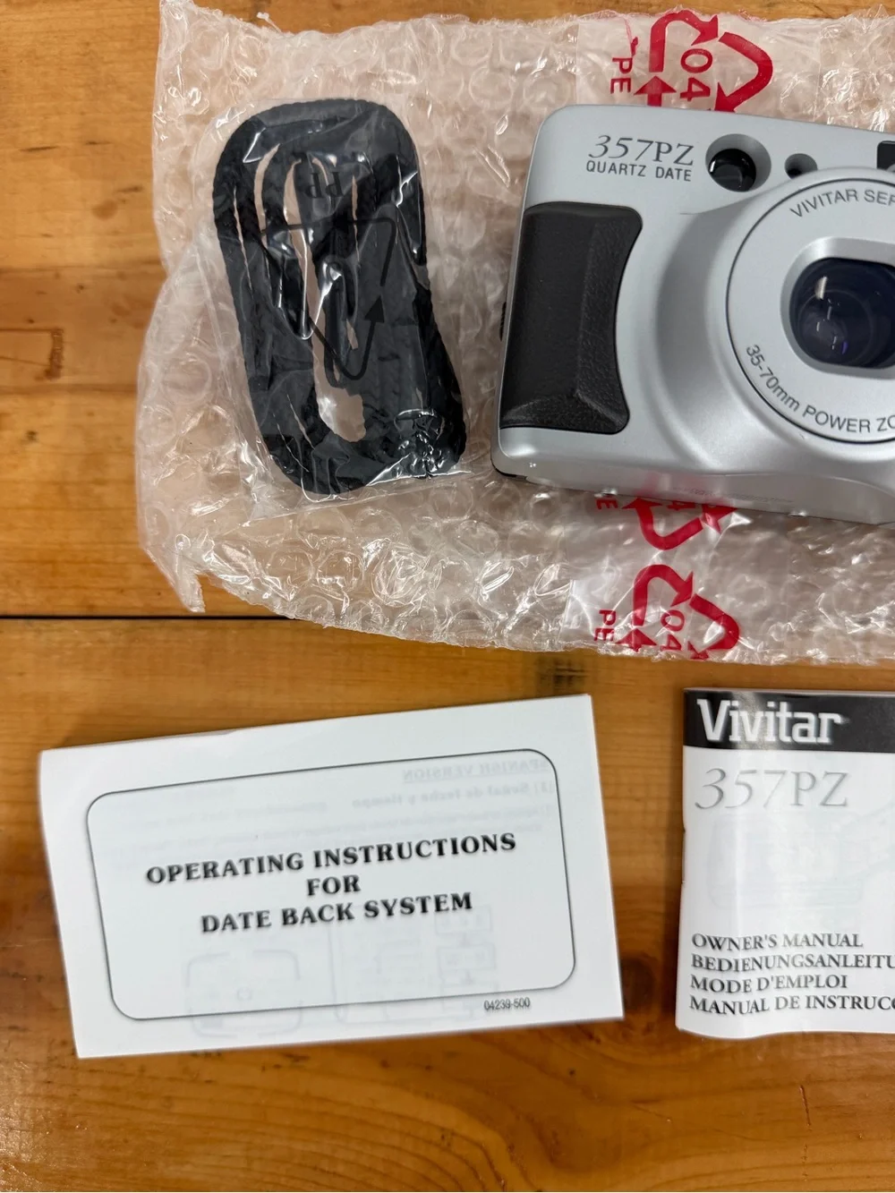 Vivitar 357PZ Quartz Date 35mm Film Camera New In Box NOS Complete